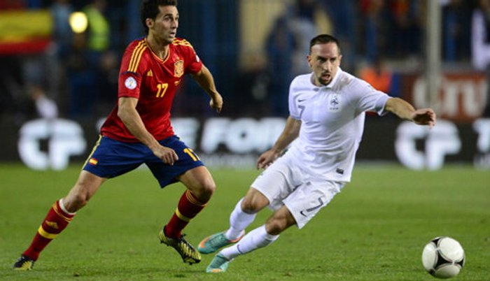 ผลบอล : สเปนชวดชัย! ชิรูด์โขกตราไก่ตีเจ๊าท้ายเกม 1-1