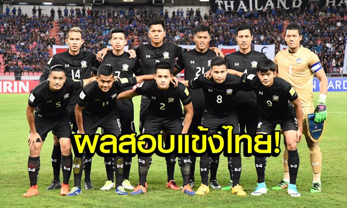 จัดไป! ส่องคะแนนความสามารถ "ช้างศึก" หลังเสมอ "ยูเออี" 1-1