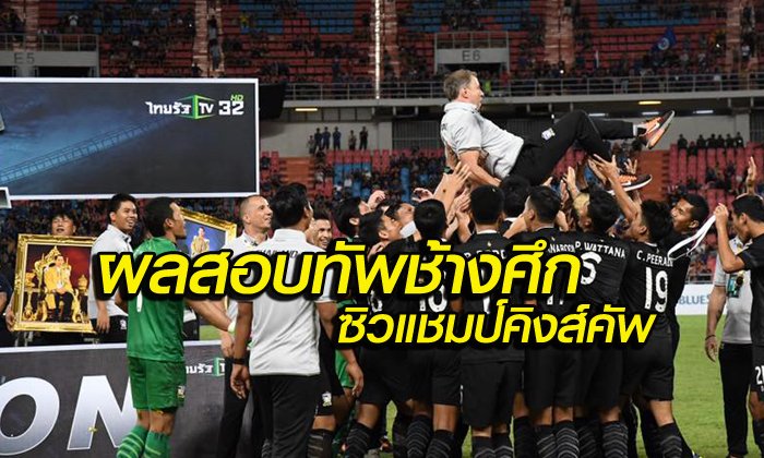 ผ่าผลสอบ "ช้างศึก" & "ราเยวัช" หลังผงาดแชมป์คิงส์คัพ 2017 / โดย บ.ส้มซิ่ง
