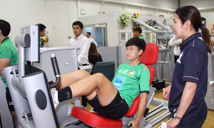 "แข้งสาวไทย" เทสฟิตครั้งสุดท้ายก่อนลุยซีเกมส์ครั้งที่ 29