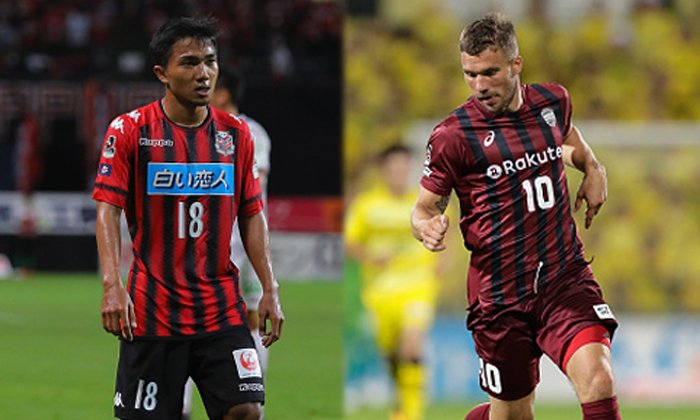 เทียบสถิติ! "ชนาธิป-โพดอลสกี้" ก่อนเกม "ซัปโปโร่" ดวล "โกเบ"