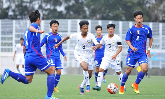 คืนฟอร์ม! "ช้างศึก" ชนะ "ไต้หวัน" 3-0 ขึ้นจ่าฝูงศึกสี่เส้า U19 ที่ฮ่องกง