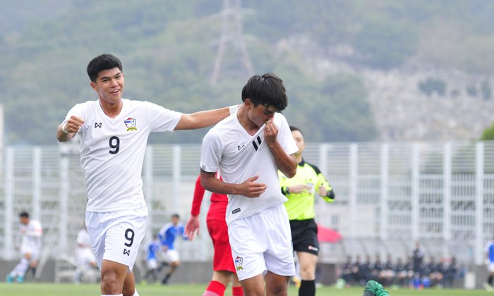 "ช้างศึก U19" ทำได้! หลังเฉือน "ฮ่องกง" 2-1 คว้าแชมป์ Jockey Club
