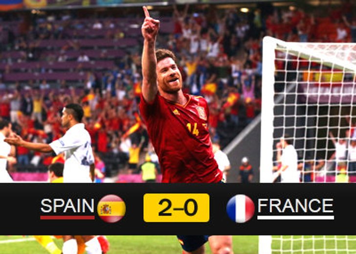 ประมวลภาพ สเปน ชนะ ฝรั่งเศส 2-0