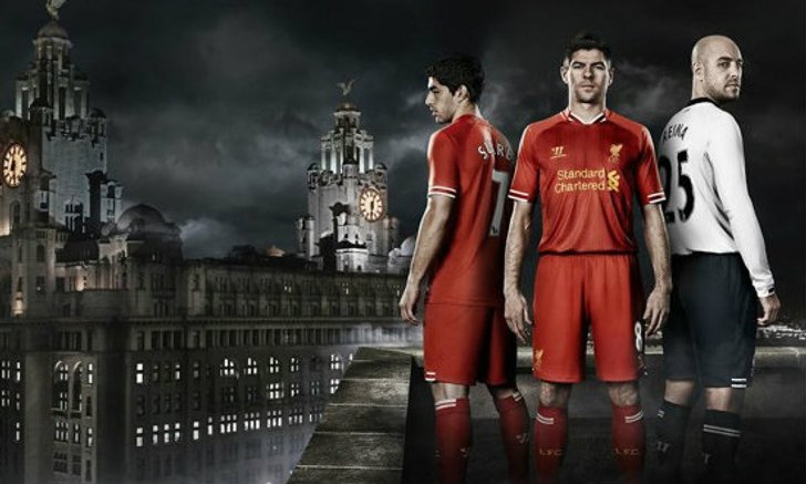 เดอะค็อปกรี๊ด! วอริเออร์เปิดตัวเสื้อลิเวอร์พูล 2013