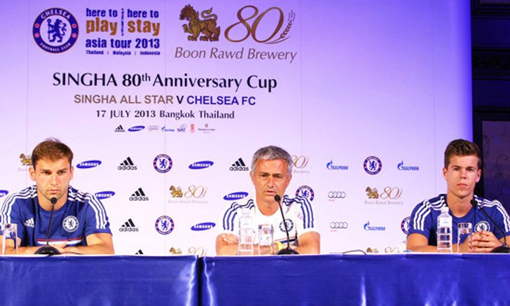 ชมภาพเชลซีซ้อมสุดท้ายก่อนซดสิงห์ออลสตาร์เย็นนี้