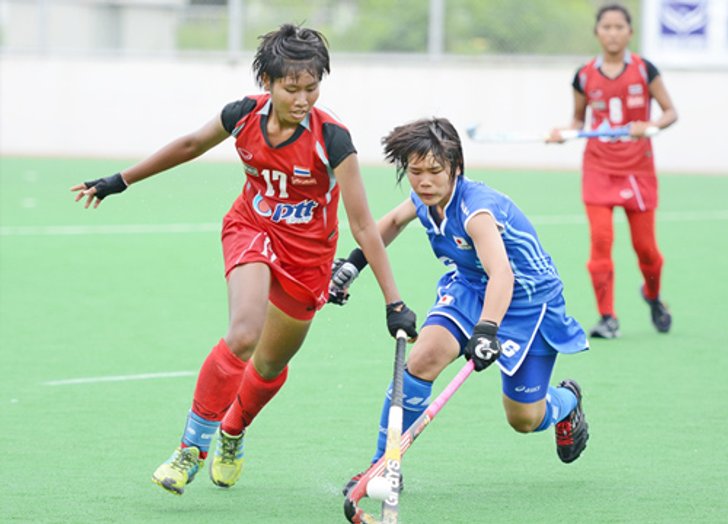 ฮอกกี้สาวไทยประเดิมพ่ายยุ่น1-7คัดยูธอลป.