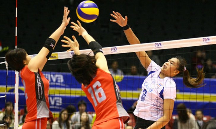 ทำดีแล้ว! นักตบสาวไทยพ่ายยุ่น 0-3 เซต