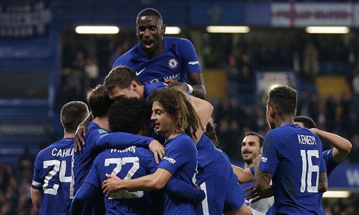 "เชลซี" เฉือน "เอฟเวอร์ตัน" 2-1 ลิ่ว 8 ทีมคาราบาว คัพ