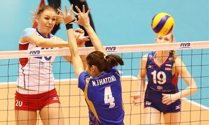 ตบสะเด่าทรวง! สาวไทยคว่ำรัสเซีย 3-1เซต