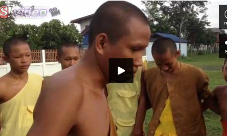 เหมือนเนวิน! พระวางแผนเก็บขยะเลียนแบบบุรีรัมย์ ยูไนเต็ด