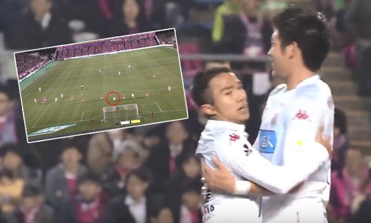 แข้งไทยชอบโขก! ชมชัดๆอีกทีกับประตูแรกของ "ชนาธิป" ในเจลีก (คลิป)