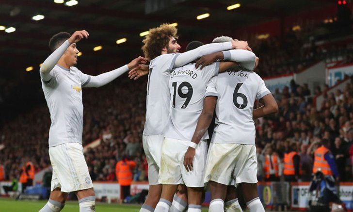 ผลบอล : ผีแดง กู้หน้า บุกอัด บอร์นมัธ 2-0 ศึกพรีเมียร์ลีก