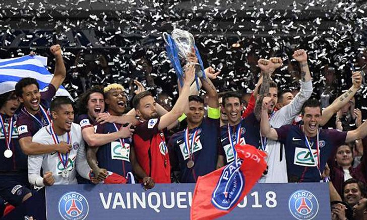 กวาดทุกแชมป์ในประเทศ! เปแอสเช อัด เลส์แซร์บบิเย่ร์ 2-0 คว้าแชมป์เฟร้นช์คัพ