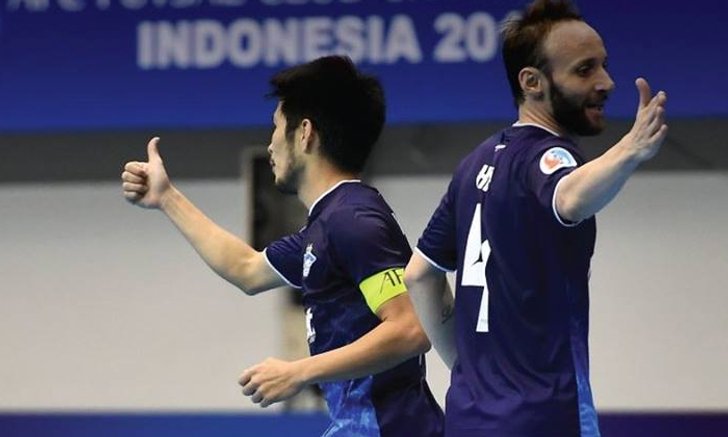 สวยทุกลูก!!! บลูเวฟ ถล่ม อัล ซาลิยา 7-2 ลิ่วชนทีมจากเลบานอน (คลิป)