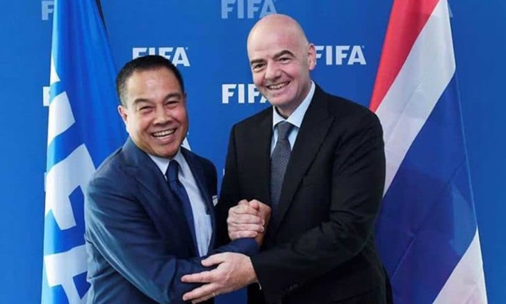 สุขภาพต้องมาก่อน! ส.บอลขอบคุณฟีฟ่าหลังเชิญ "ทีมหมูป่า" ชมเกมนัดชิงบอลโลก