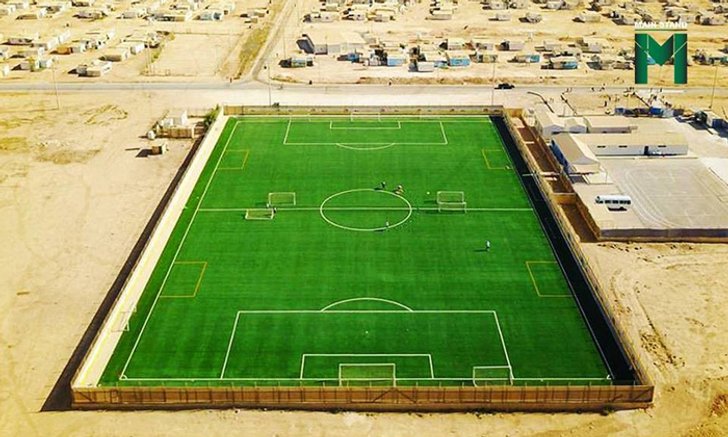 พื้นที่สีเขียวแห่งความหวัง : สนามฟุตบอลในค่ายลี้ภัยกลางทะเลทราย