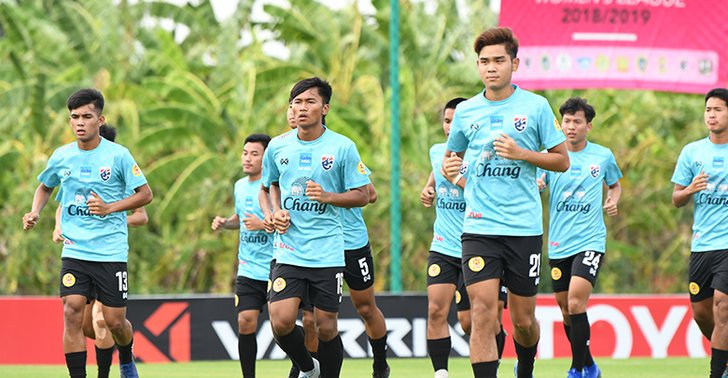 ช้างศึก U19 ซ้อมครั้งแรก เตรียมอุ่น สมุทรปราการ ซิตี้