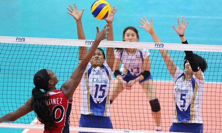 ไทยชนะโดมินิกันสุดมันส์ 3-1 ประเดิมสนาม 3 WGP 2014