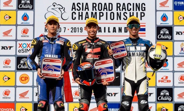 "พีรพงศ์" ควบ R6 เข้าที่ 2 สร้างสถิติคว้าโพเดี้ยม 13 เรซติด ศึกเอเชีย โร้ด เรซซิ่ง