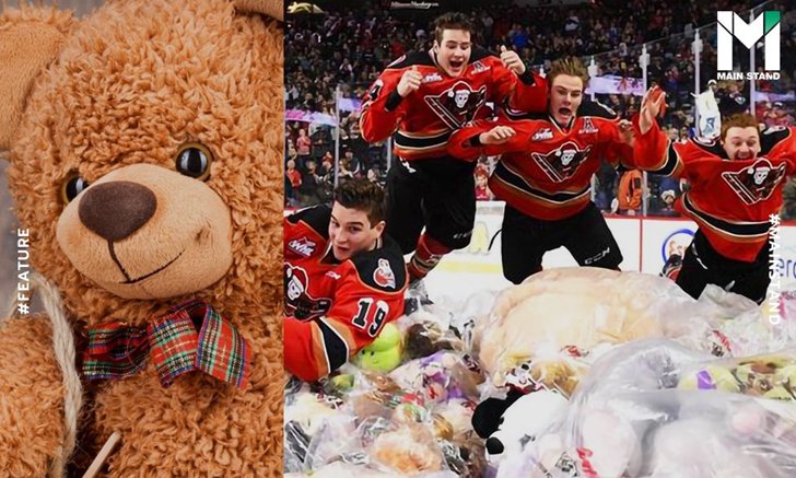 "Teddy Bear Toss" : กิจกรรมแหกกฎโลกกีฬา ที่ทุกคนยอมรับด้วยรอยยิ้ม