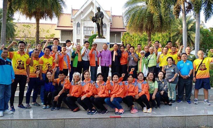 นักกีฬา "เมืองช้าง" รับโอวาท รองผู้ว่าฯ สู้ศึกอาวุโส ภาค 3
