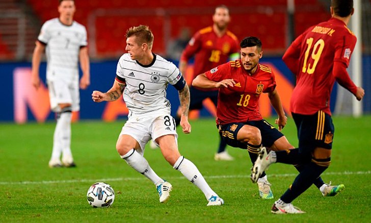 ชวดสามแต้ม! เยอรมนี สุดเสียดายเปิดรังโดน สเปน ตามตีเจ๊าทดเจ็บ 1-1