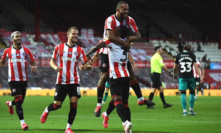 Brentford flip through Swansea 3-1, soaring black. Playoff  Win promotion to the Premier League.