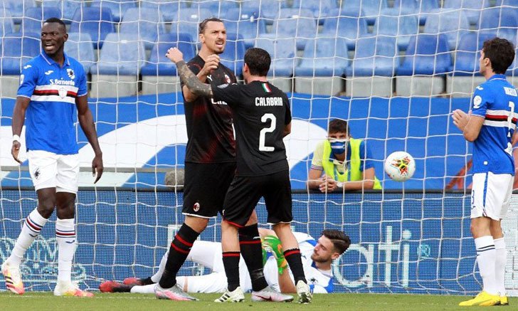 มิลาน บุกอัด ลาซามพ์ 4-1 การันตีตั๋วลุยยูโรปาลีก