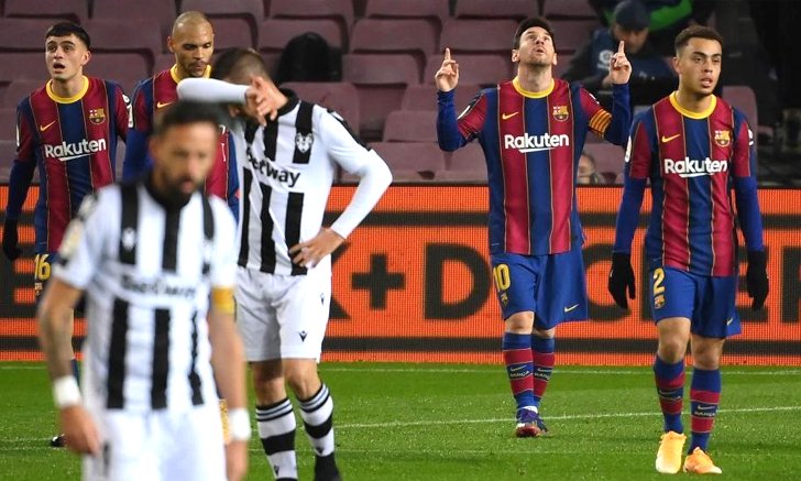 “เมสซี่” ซัดชัย! บาร์ซ่า เฉือนหวิว เลบันเต้ 1-0