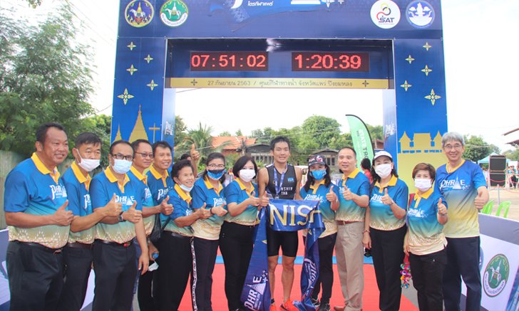จอมอึดซามูไร-รุ่งนภา กุศล คว้าแชมป์ไตรกีฬา "Phrae Triathlon"