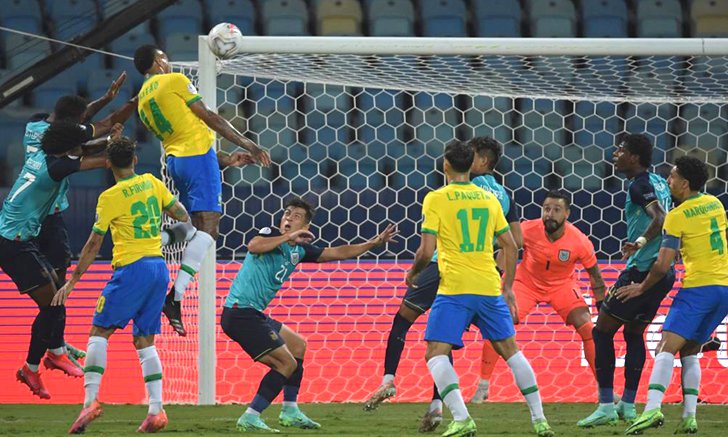 บราซิล เจ๊า เอกวาดอร์ 1-1 กอดคอฉลุยเข้ารอบ 8 ทีม ศึกโคปา อเมริกา 2021