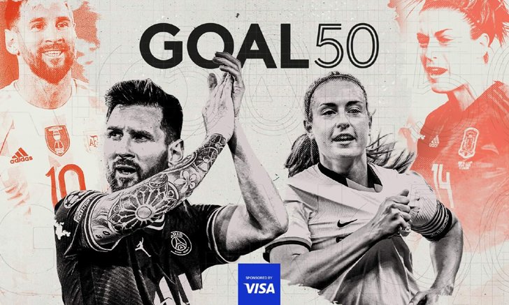 เสียงโหวตท่วมท้น! "เมสซี่" ควง "ปูเตลลาส" ผงาดแข้งดีสุดในโลก GOAL50 ปี 2021