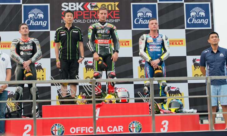 Thai WSBK ยิ่งใหญ่! “เรีย” เหมาแชมป์รุ่น 1000 cc.ที่ บุรีรัมย์