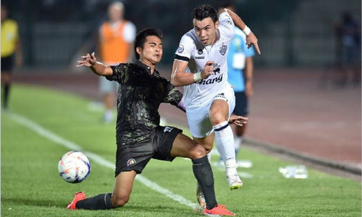 "ตูเนซ"ฮีโร่! "บุรีรัมย์" เบียดชนะ "ทหารบก" 1-0 ลิ่วลีกคัพ 32 ทีม (คลิป)