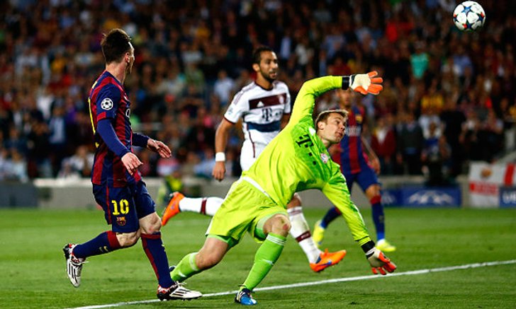 เมสซี่เบิ้ล! บาร์ซ่ากระหน่ำเสือใต้3-0จ่อชิงชปล.(คลิป)