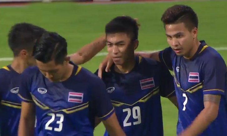 รุ่งรัฐซัดชัย! ไทยเฉือนชนะติมอร์เลสเต1-0บอลซีเกมส์(คลิป)