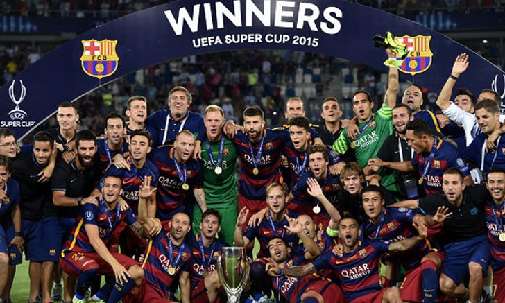 เปโดรฮีโร่! บาร์ซ่าเชือดเซบีญาต่อเวลา 5-4 ซิวแชมป์ซูเปอร์คัพ(คลิป)