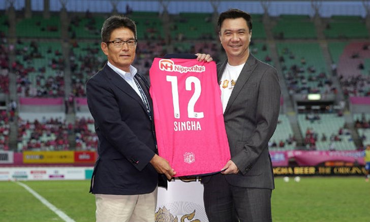 "สิงห์"ผงาดเอเชีย เซ็นสัญญาเป็นพาร์ทเนอร์ "เซเรโซ่ โอซาก้า" ทีมดังแดนซามูไร