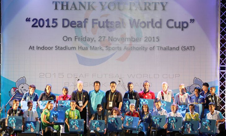 ต่างชาติยกนิ้ว! "ไทย" จัดฟุตซอลคนหูหนวกชิงแชมป์โลกสุดเจ๋ง