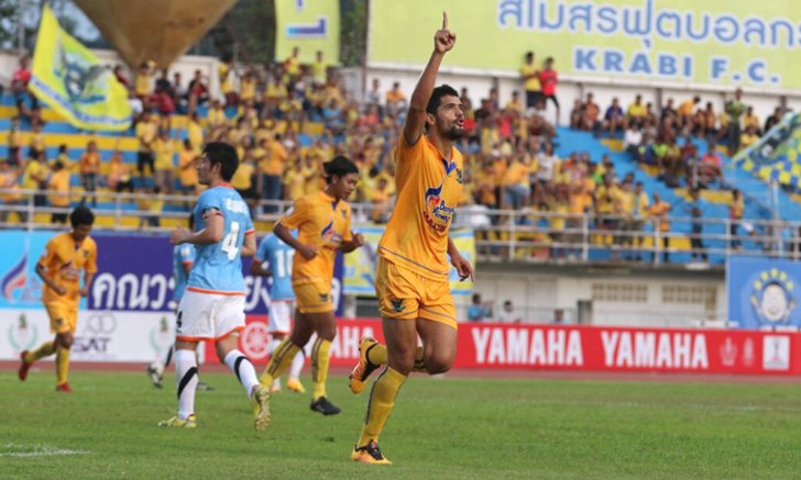 ทาร์เดลี่กดแฮตทริก! กระบี่ เปิดรังถล่ม บางกอก เอฟซี 3-0