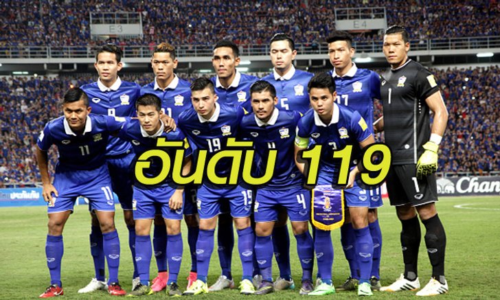 "ทัพช้างศึก" ยึดที่ 119 โลก! รั้งเบอร์ 2 อาเซียน ตามเดิม