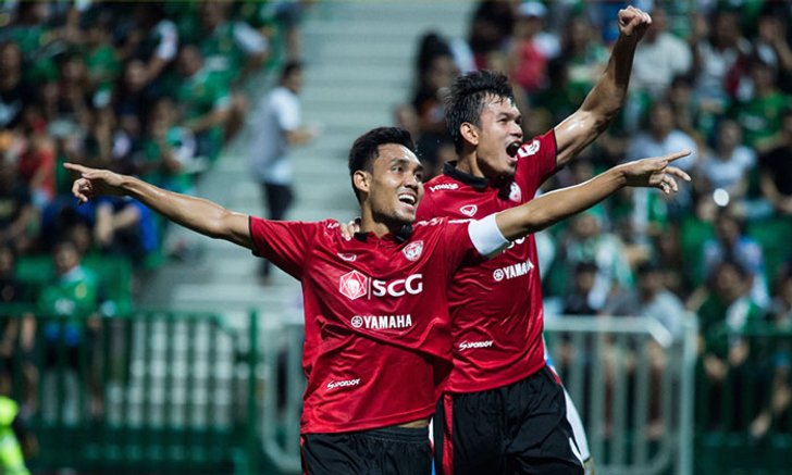 "กิเลนผยอง" บุกอัด "กระต่ายแก้ว" 2-1 หนี "แข้งเทพ" 6 แต้ม