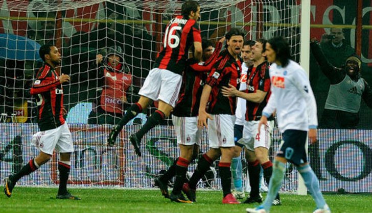 มิลานสุดยอดถล่มนาโปลี3-0ทิ้งงูห่าง5แต้ม