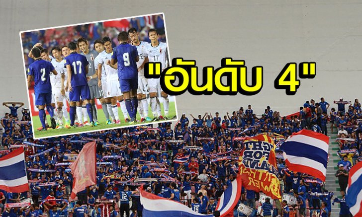 ไม่อายใคร! AFC เผย "ทีมชาติไทย" รั้งอันดับ 4 แฟนบอลมากสุดเกมเหย้าคัดบอลโลก