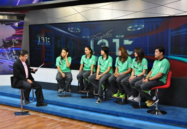 วอลเลย์บอลหญิงทีมชาติไทยในเจาะข่าวเด่น