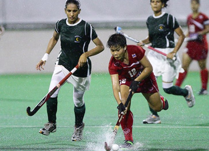 ฮอกกี้สาวไทย เจ๋ง อัด ปากีฯ กลางฝน 2-0