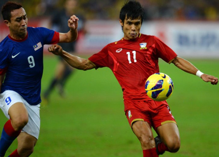 แข้งไทยชนะมาเลย์2-0รวม3-1ซูซูกิคัพชิงสิงคโปร์19ธค.