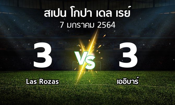 ผลบอล : Las Rozas vs เออิบาร์ (สเปน-โกปาเดลเรย์ 2020-2021)