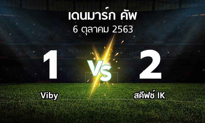 ผลบอล : Viby vs สคีฟซ์ IK (เดนมาร์ก-คัพ 2020-2021)